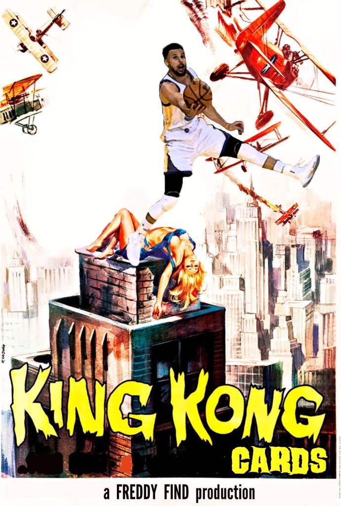 King Kong Cards poster of Steph Curry
