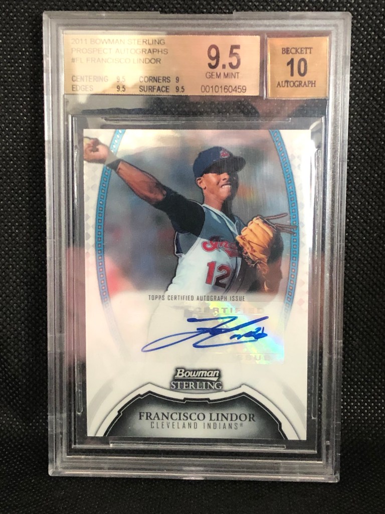 2011 Bowman Sterling Prospect Auto Francisco Lindor