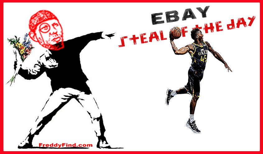 Freddy Find 'Ebay Steal of the Day' Donovan Mitchell graphic.