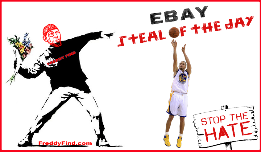 eBay steal of the day Banksy style graphic