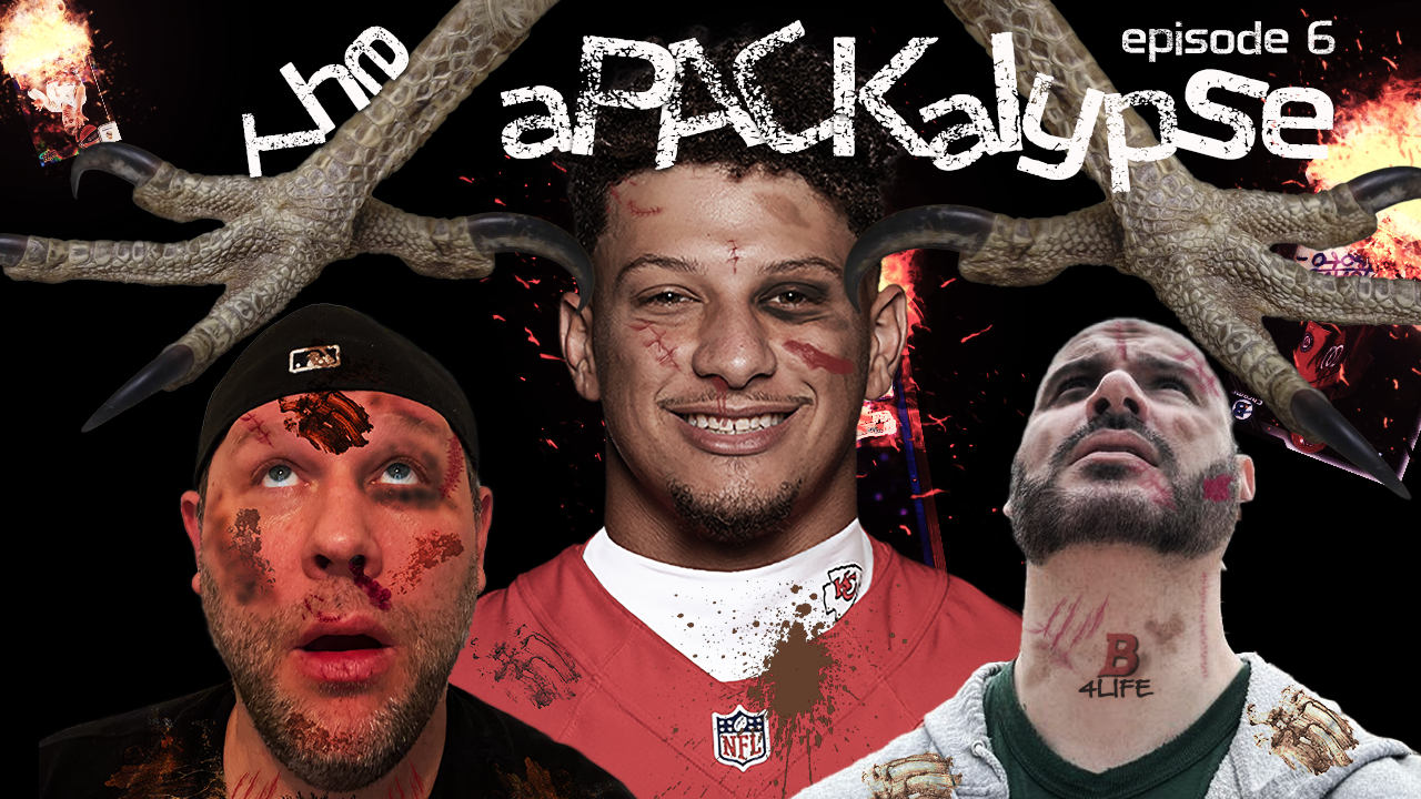 youtube thumbnail for sports card survival show, The aPACKalypse.